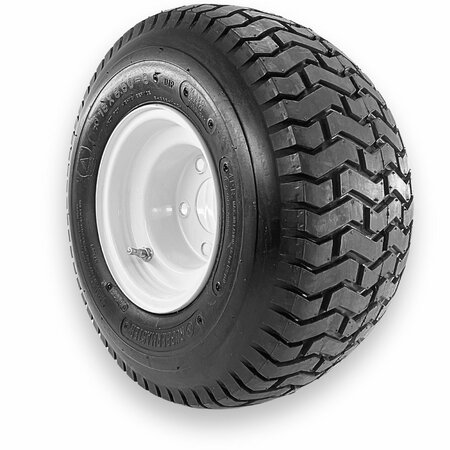 Rubbermaster - Steel Master Rubbermaster 18x8.50-8 4 Ply Turf Tire and 5 on 4.5 Stamped Wheel Assembly 599003